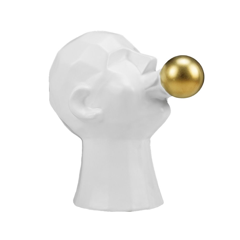 Tượng Decor Hình Cậu Bé Thối Bong Bóng