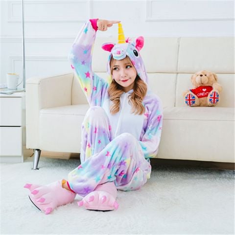 Bộ Đồ Cosplay Nam Nữ Hình Kỳ Lân 7 Màu Nổi Bật