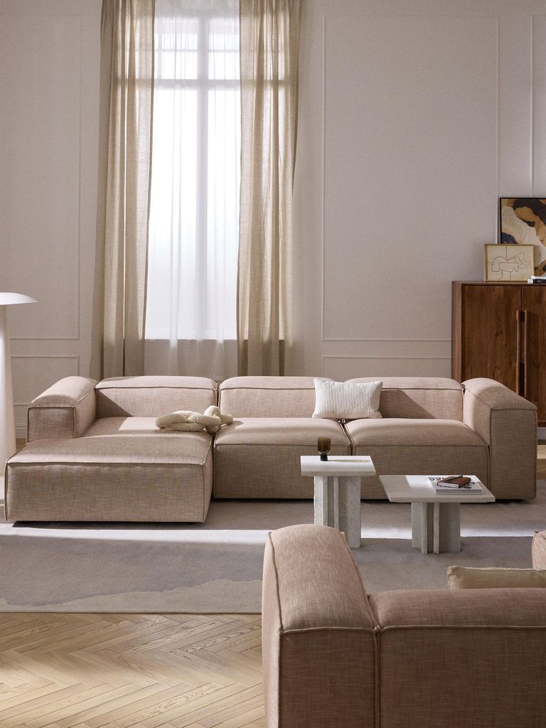 Ghế Sofa Chữ L Phối 3 Khối