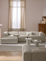 Ghế Sofa Chữ L Phối 3 Khối