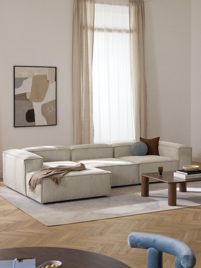 Ghế Sofa Chữ L Phối 3 Khối