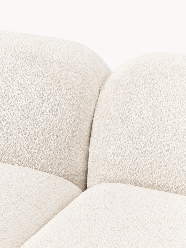 Ghế Sofa Dài Phong Cách Gấu Teddy Tay Thấp Thư Giãn