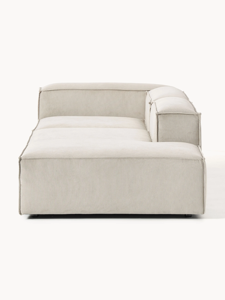 Ghế Sofa Lounge Nhung Tăm Băng Dài