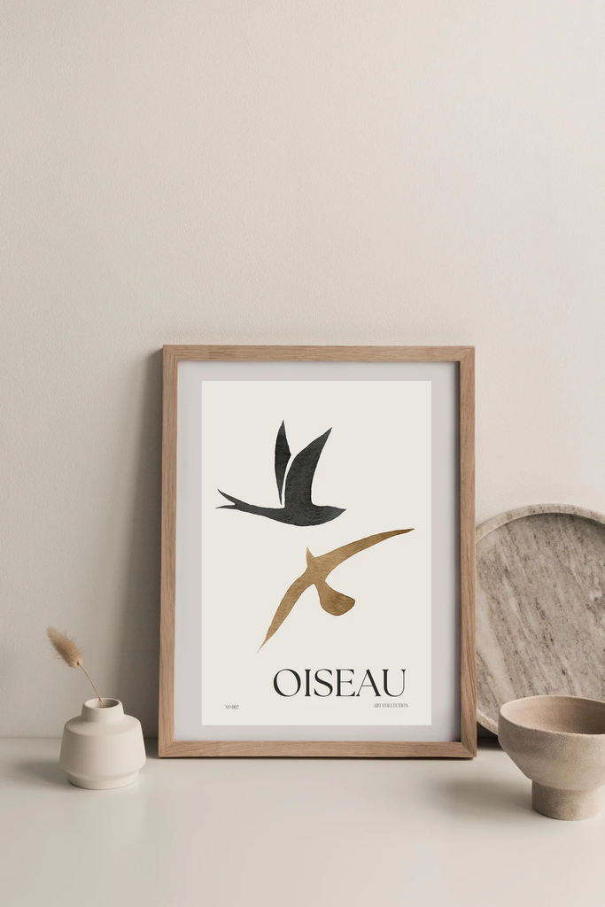 Tranh Treo Tường Đôi Chim Oiseau