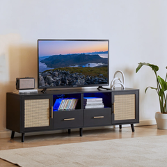 Tủ TV Phong Cách Indochine Hiện Đại