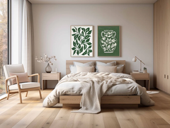 Tranh Treo Tường Green Botanical Vase La Mela Van Gogh