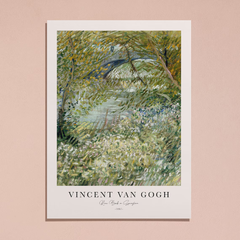 Tranh Treo Tường Vincent Van Gogh - River Bank in Springtime