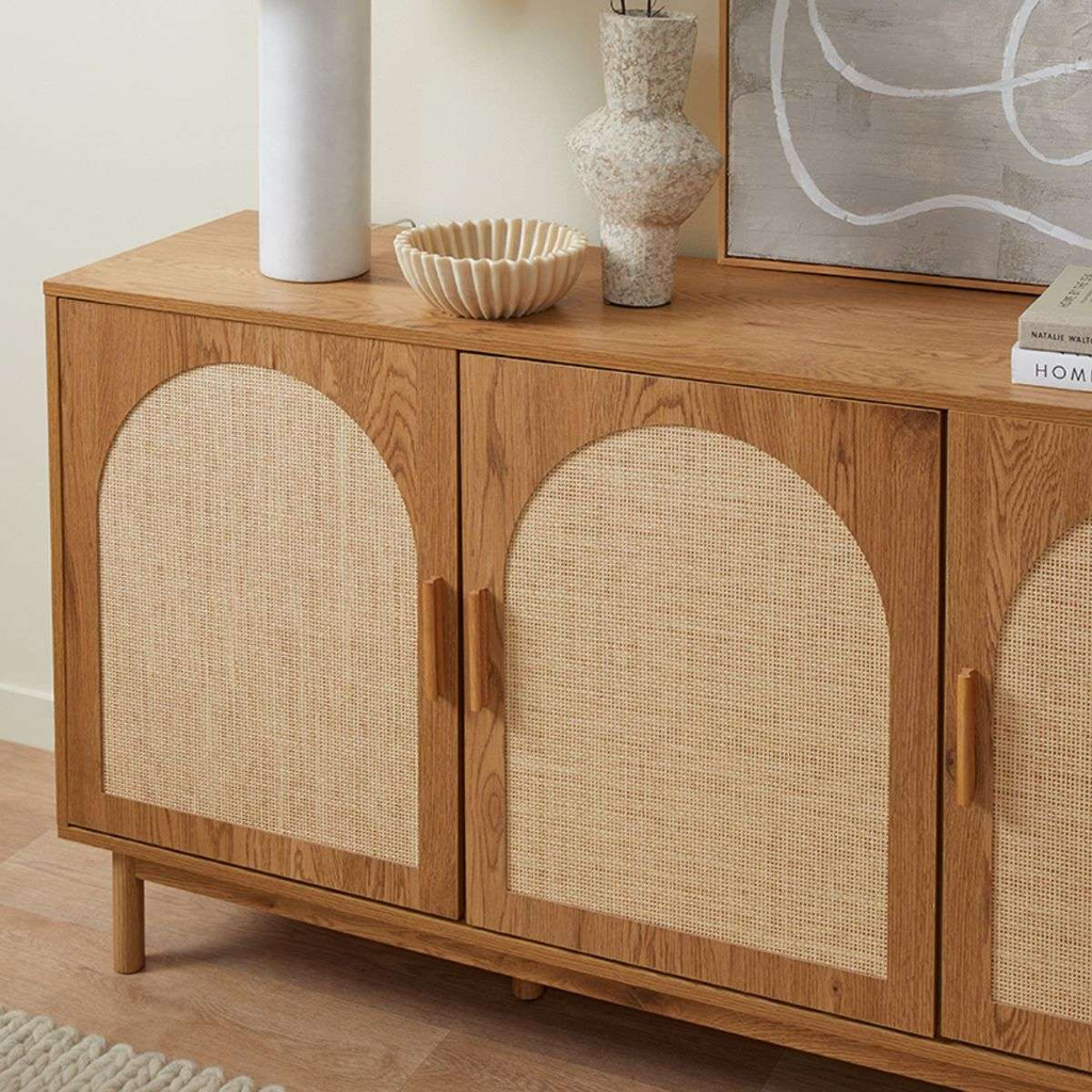 Tủ Console Trang Trí Phong Cách Mid Century
