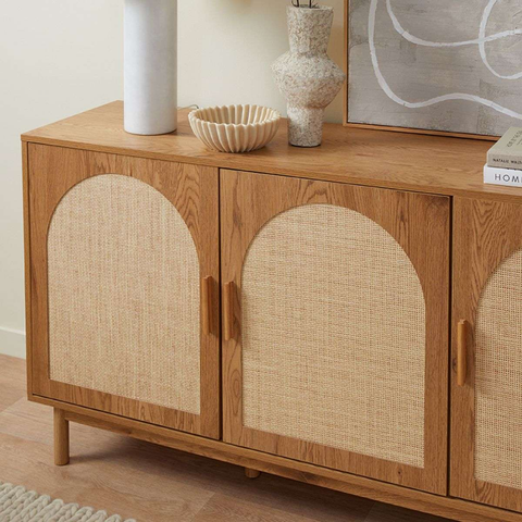 Tủ Console Trang Trí Phong Cách Mid Century