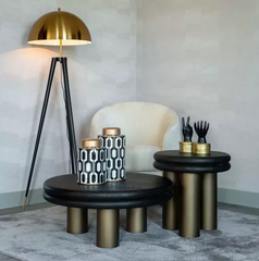 Đèn Sàn Kim Loại Hình Nấm 3 Chân Sang Trọng