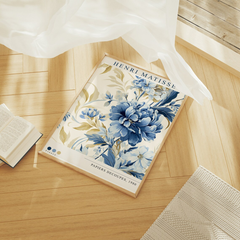 Tranh Treo Tường Hoa Cúc Xanh Matisse