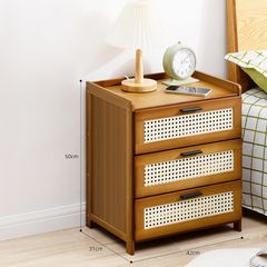 Táp Đầu Giường Gỗ Tre Nguyên Khối Bắc Âu