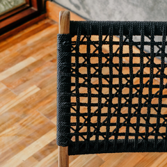 Ghế Đan Lưới Monaco Gỗ Teak