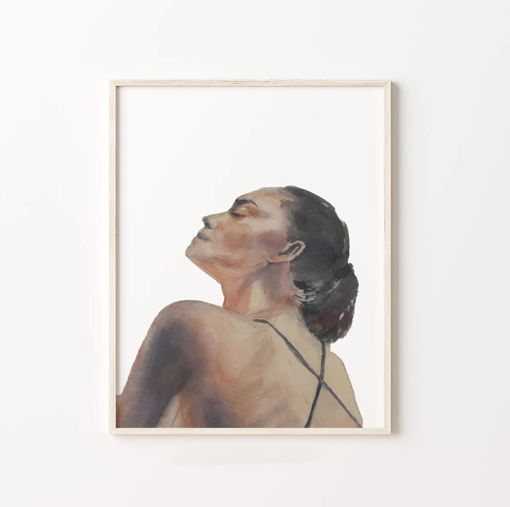 Tranh Bộ Trừu Tượng Tối Giản Trắng Đen FR1633