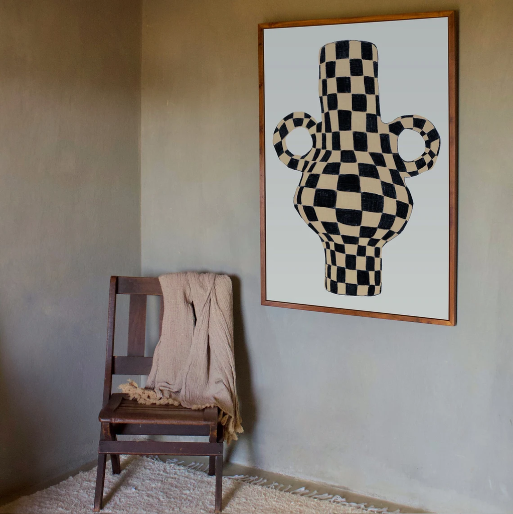 Tranh Treo Tường Bình Hoa Phong Cách Chiết Trung