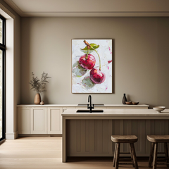 Tranh Treo Tường Painting Art Cherry