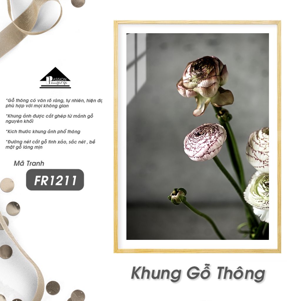 Tranh Thực Vật Passion FR1211