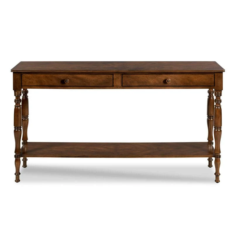 Tủ Console Phong Cách Gỗ Nâu Vintage
