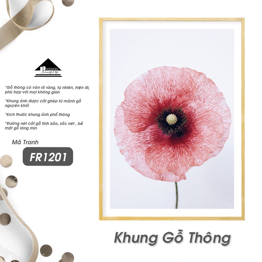 Tranh Thực Vật Passion FR1201