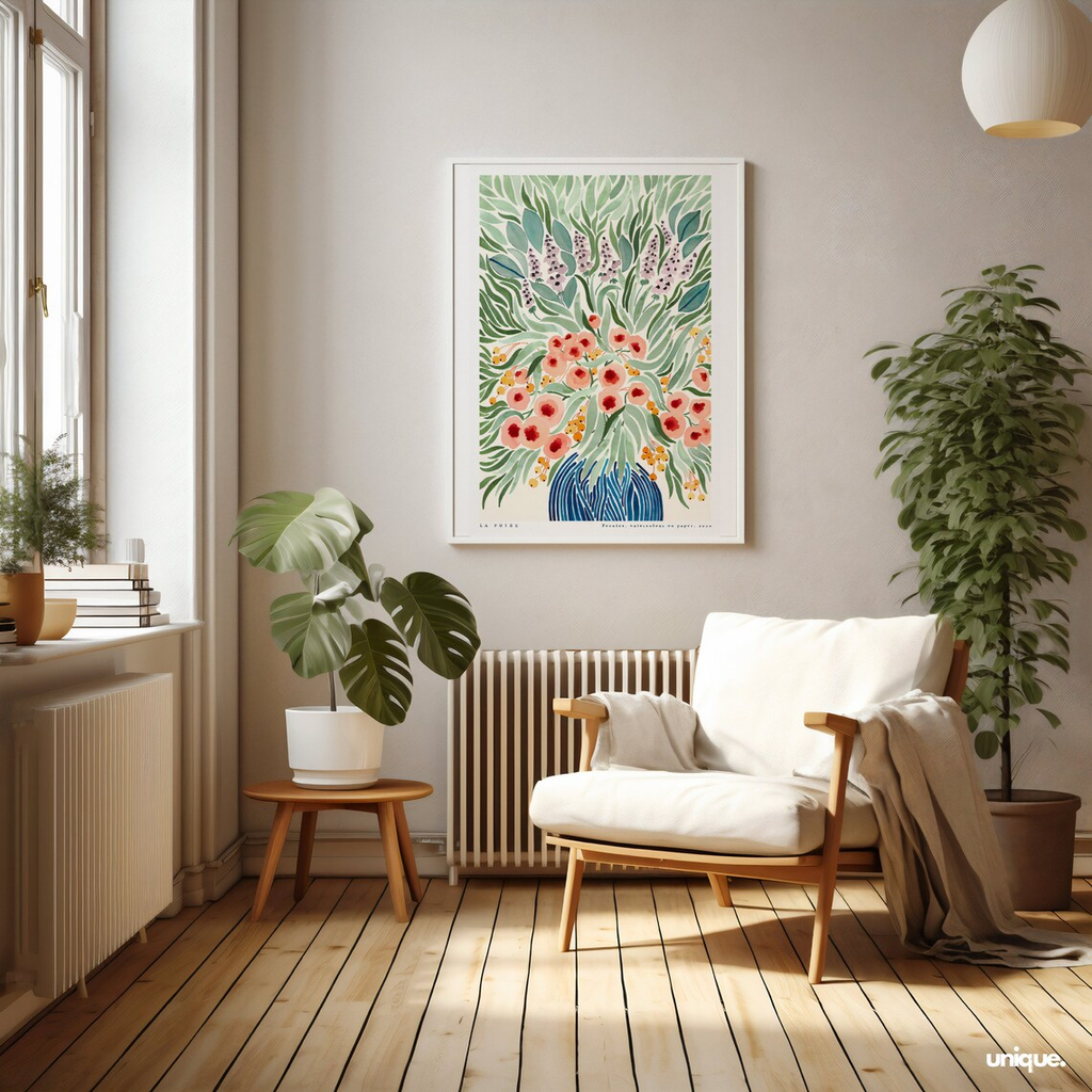 Tranh Treo Tường La Poire Hoa Mẫu Đơn Sơn Dầu