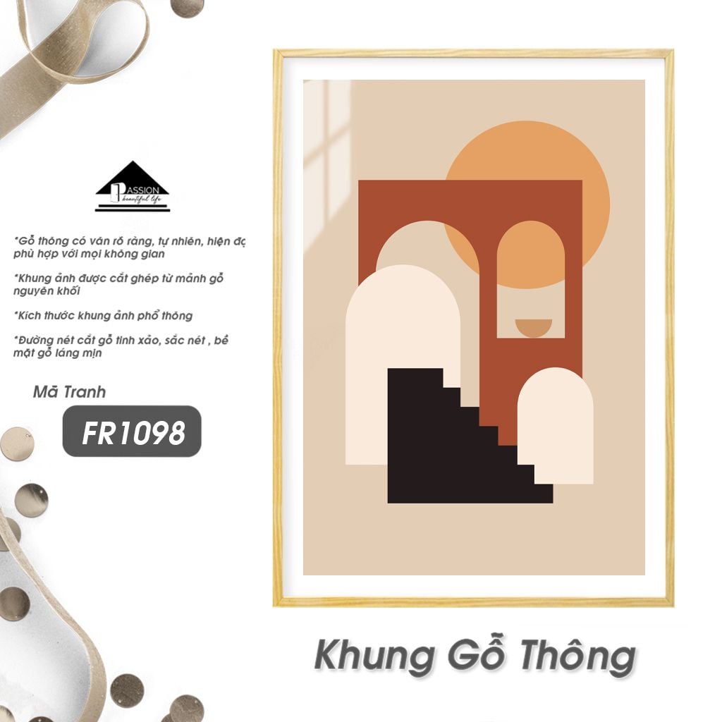 Tranh Hình Học Hiện Đại Passion FR1098