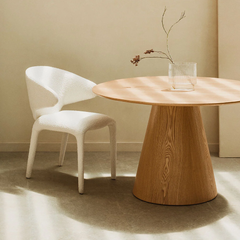 Bàn Ăn Gỗ Trụ Tròn 120cm