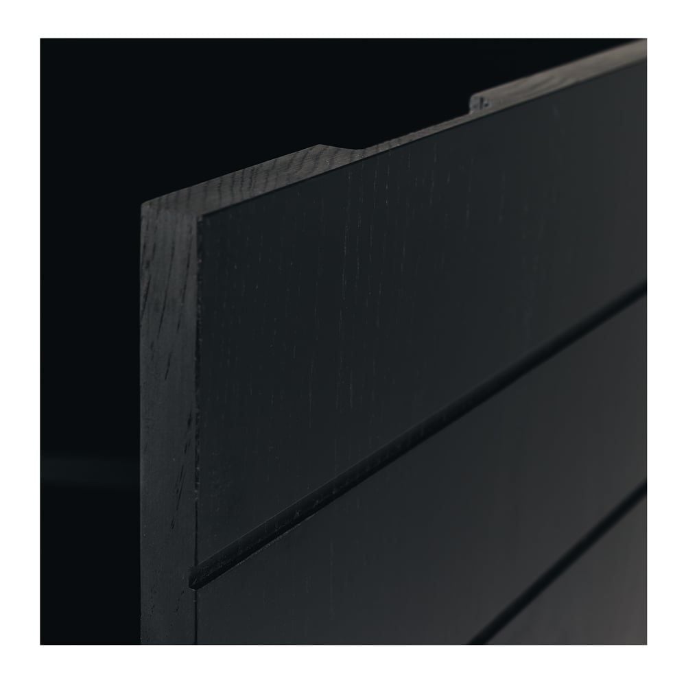 Tủ Rượu Decor Hightboard Oak - Màu Đen