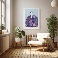 Tranh Treo Tường La Poire Áo Khoác Màu Tử Đinh Hương