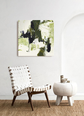 Tranh Trừu Tượng Olive Green Painting Đương Đại