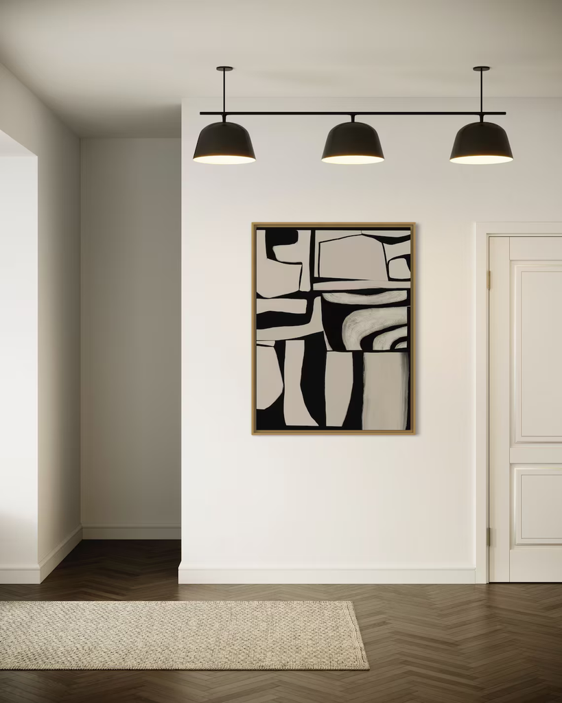 Tranh Trừu Tượng Wabi Sabi Beige Art