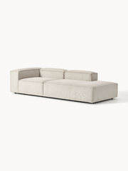Ghế Sofa Lounge Nhung Tăm Băng Dài