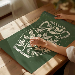 Tranh Treo Tường Green Botanical Vase La Mela Van Gogh