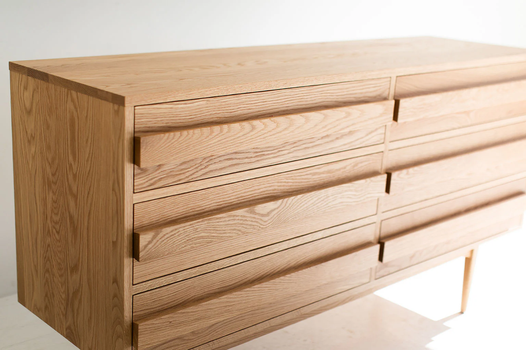 Tủ Console Tủ Phụ Trang Trí Sọc Ngang Dresser