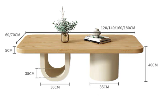 Bàn Trà Phòng Cách Cách Điệu Phong Cách Hiện Đại Chân Vòm Tròn