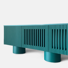 Tủ TiVi Décor Phòng Khách Phong Cách Mid Century Color Block
