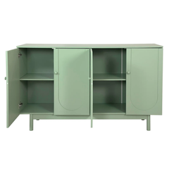 Tủ Sideboard Tối Giản Tông Xanh Mint Hiện Đại