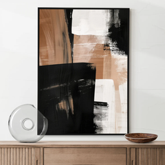 Tranh Trừu Tượng Japandi Minimalist
