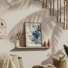 Tranh Treo Tường Hoa Cúc Xanh Matisse