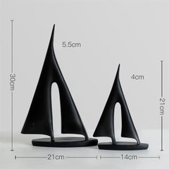 Set Tượng Thuyền Buồm Trang Trí Khu Vực Ra Vào Kệ Tủ Bàn Làm Việc Sang