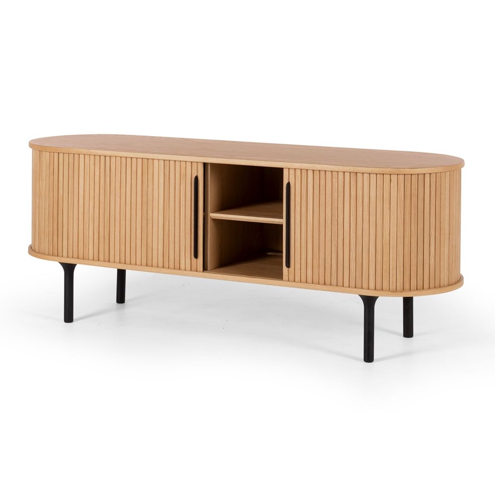 Tủ Sideboard Sọc Nomi Gỗ Tần Bì Tự Nhiên
