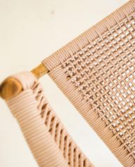 Ghế Gỗ Tần Bì Đan Dây Dù Rory