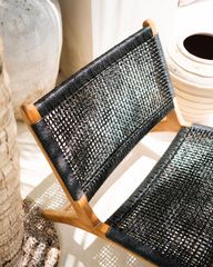 Ghế Đan Lưới Pantio Gỗ Teak