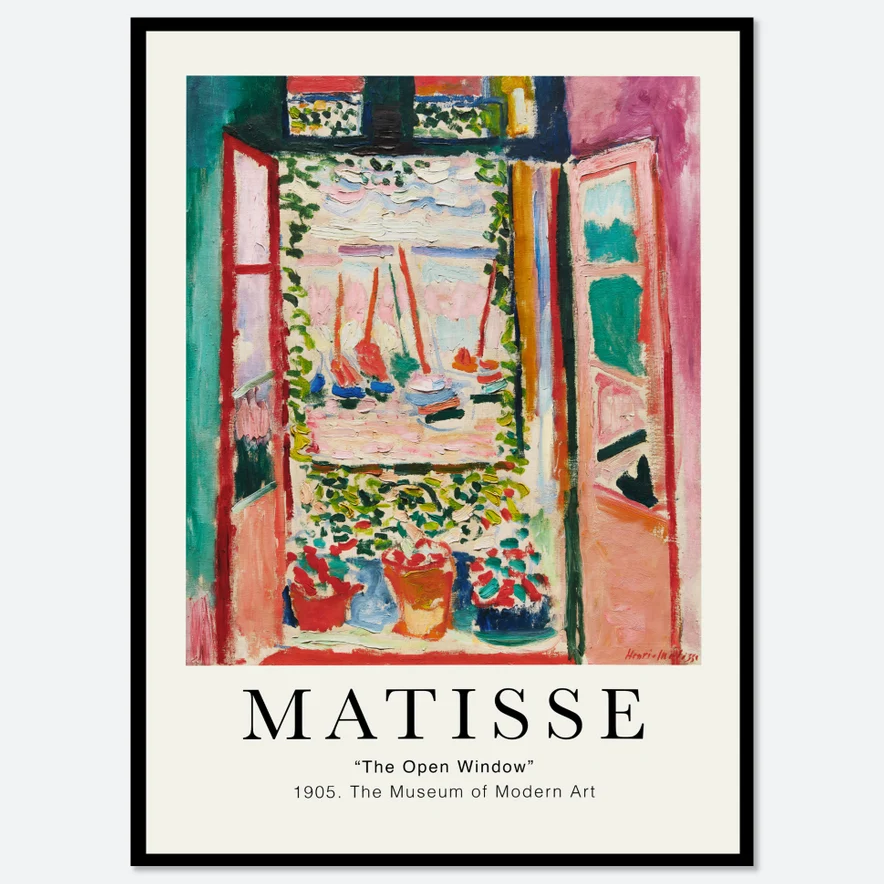 Tranh Treo Tường The Open Window 1905 Henri Matisse
