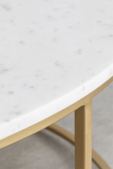 Bàn Trà Chân Sắt Mặt Đá Chân Tròn