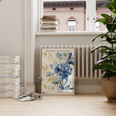 Tranh Treo Tường Hoa Cúc Xanh Matisse