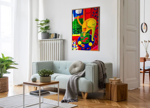 Tranh Treo Tường Henri Matisse The Cat With Red Fish