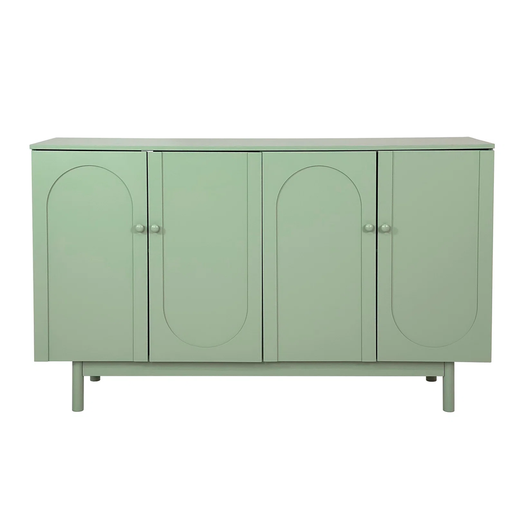 Tủ Sideboard Tối Giản Tông Xanh Mint Hiện Đại