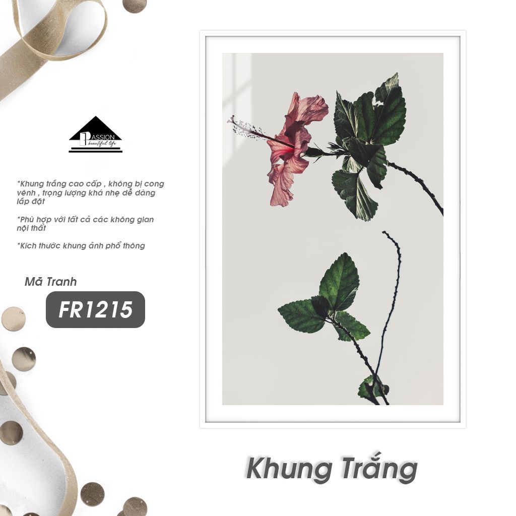 Tranh Thực Vật Passion FR1215