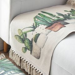 Thảm Canvas Trải Sàn Vintage 60x90cm