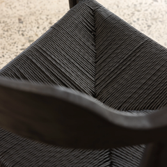 Ghế Ăn Gỗ Tần Bì Đan Dây Giấy Bilbo